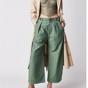 NWT Citizens of Humanity Payton Utility Trousers Pants Von Green Size 24